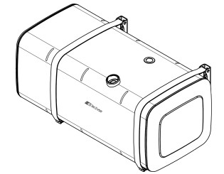 Naftová nádrž 600 litrů, 1500x636x706mm + držáky